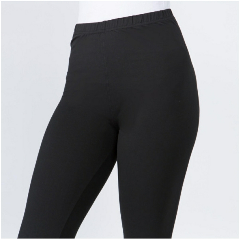 Black Peach skin leggings - Picture 2 of 3